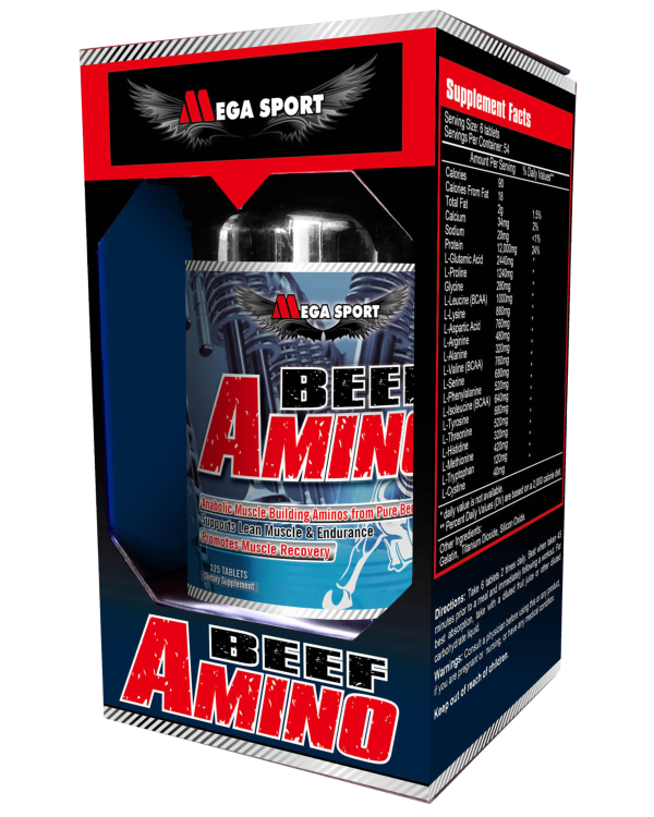 آمینو بیف 325 تایی مگا اسپورت|Mega Sport Amino Beef 325 Tablets
