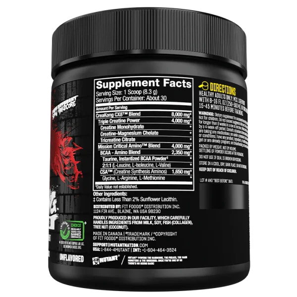 کراتین ترکیبی CX8 موتانت |MUTANT CreaKONG CX8 - Image 2