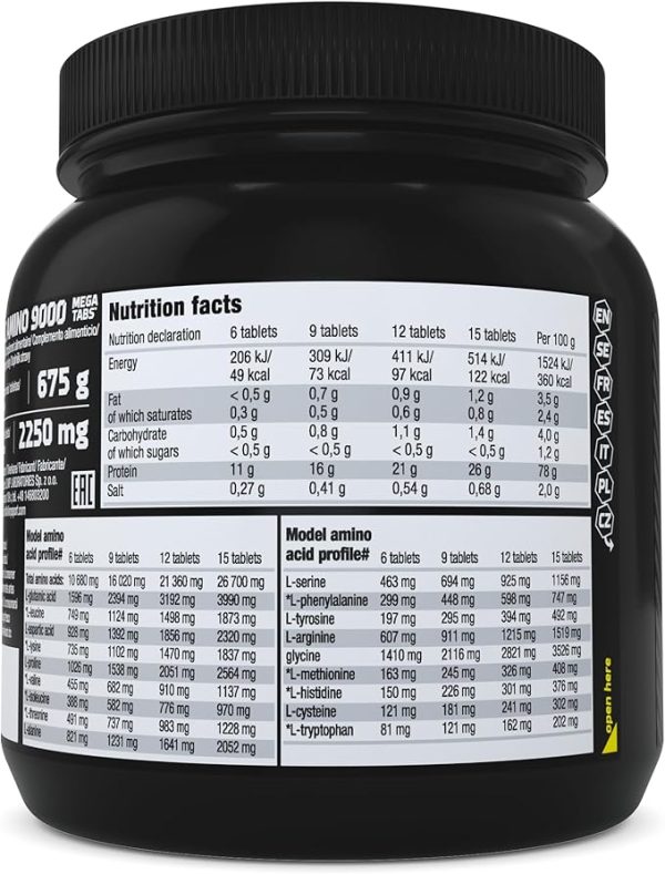 آمینو آنابولیک 9000 الیمپ 300 عددی|Olimp Anabolic Amino 9000 Mega Tabs - 300 Tabletten - Image 2