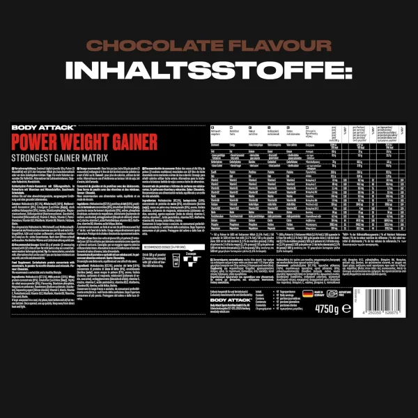 پاور ویت گینر بادی اتک | BODY ATTACK POWER WEIGHT GAINER - Image 2