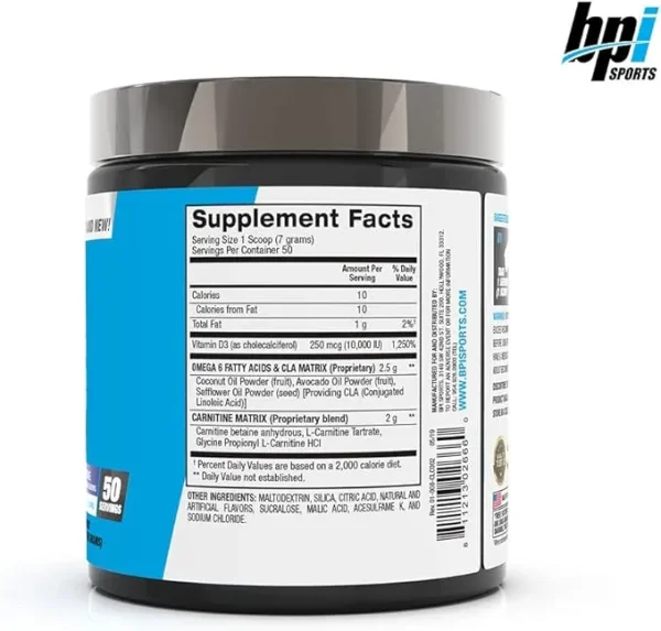 سی ال ای + کارنیتین بی پی آی ا BPI Sports CLA + Carnitine Powder - Image 2