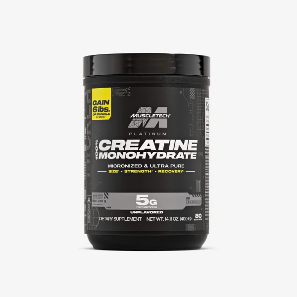 کراتین پلاتینیوم 100% ماسل تک | Creatine Monohydrate Powder MuscleTech Platinum