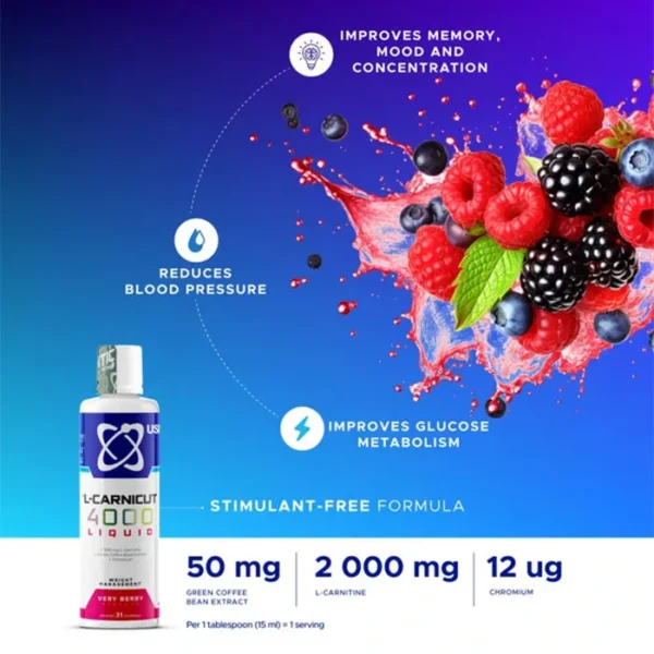 ال-کارنیکات مایع 4000 یو اس ان