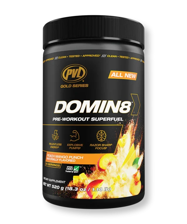 پری ورک اوت دامون 8 پی وی ال|PVL Domin8 Pre Workout - Image 2