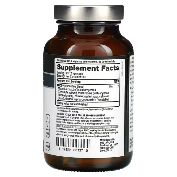 کپسول AHCC Kinoko مدل پلاتینیوم 60 تایی 750mg - Image 2